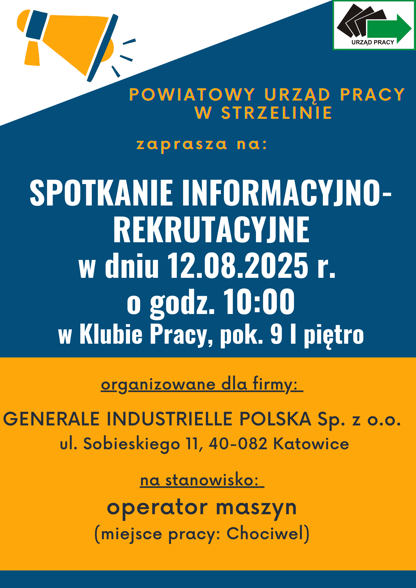 Zdjęcie artykułu Spotkanie informacyjne 12.08.2025 r.