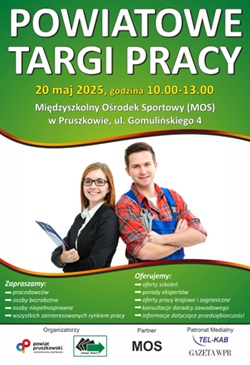 Zdjęcie artykułu Zgłoszenia pracodawców na XI Powiatowe Targi Pracy do 09.05.2025 r.