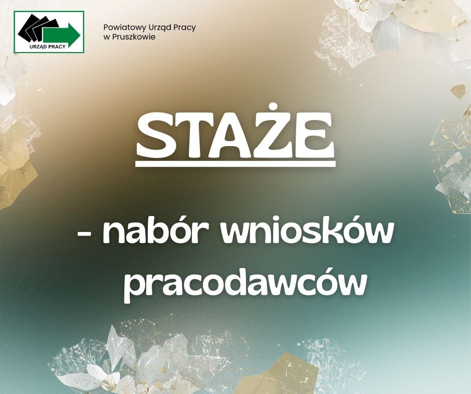 Obrazek dla: Nabór ws. stażu od dnia 20.04.2026 r. (FP)